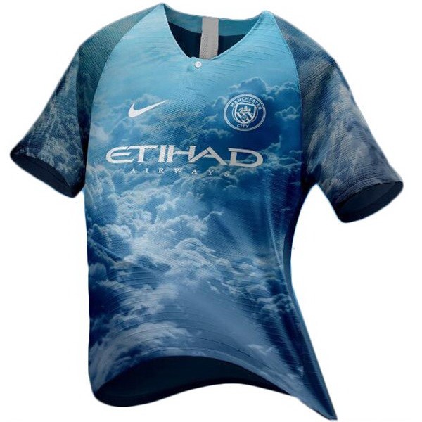 EA Sport Camiseta Manchester City 2018-19 Azul